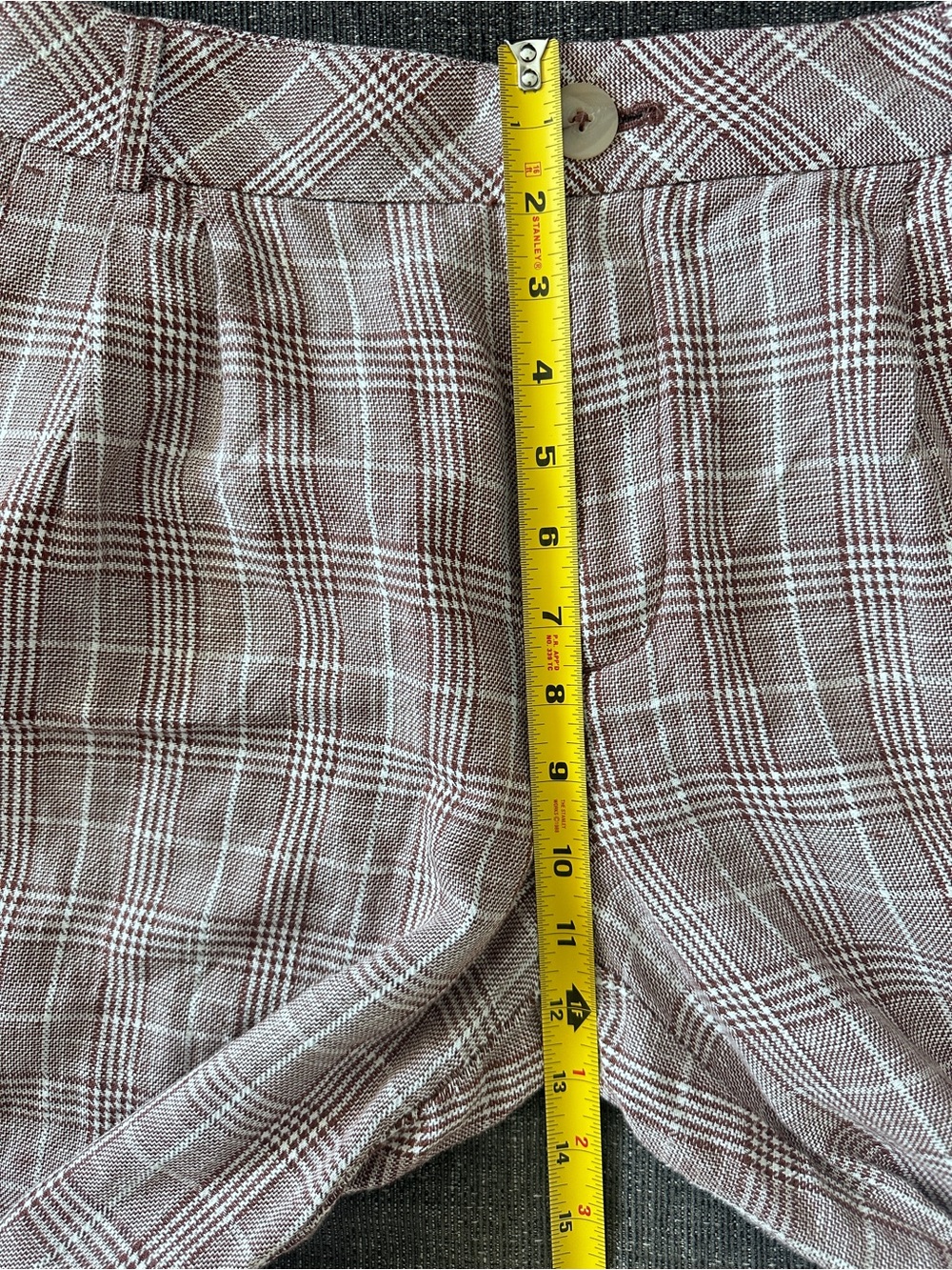 Maeve by Anthropologie Linen/ cotton blend Avery Plaid Wide Leg
Trousers 6 - Picture 12 of 16